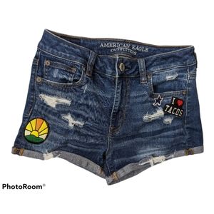 American Eagle Outfitters Hi Rise Shorties Shorts